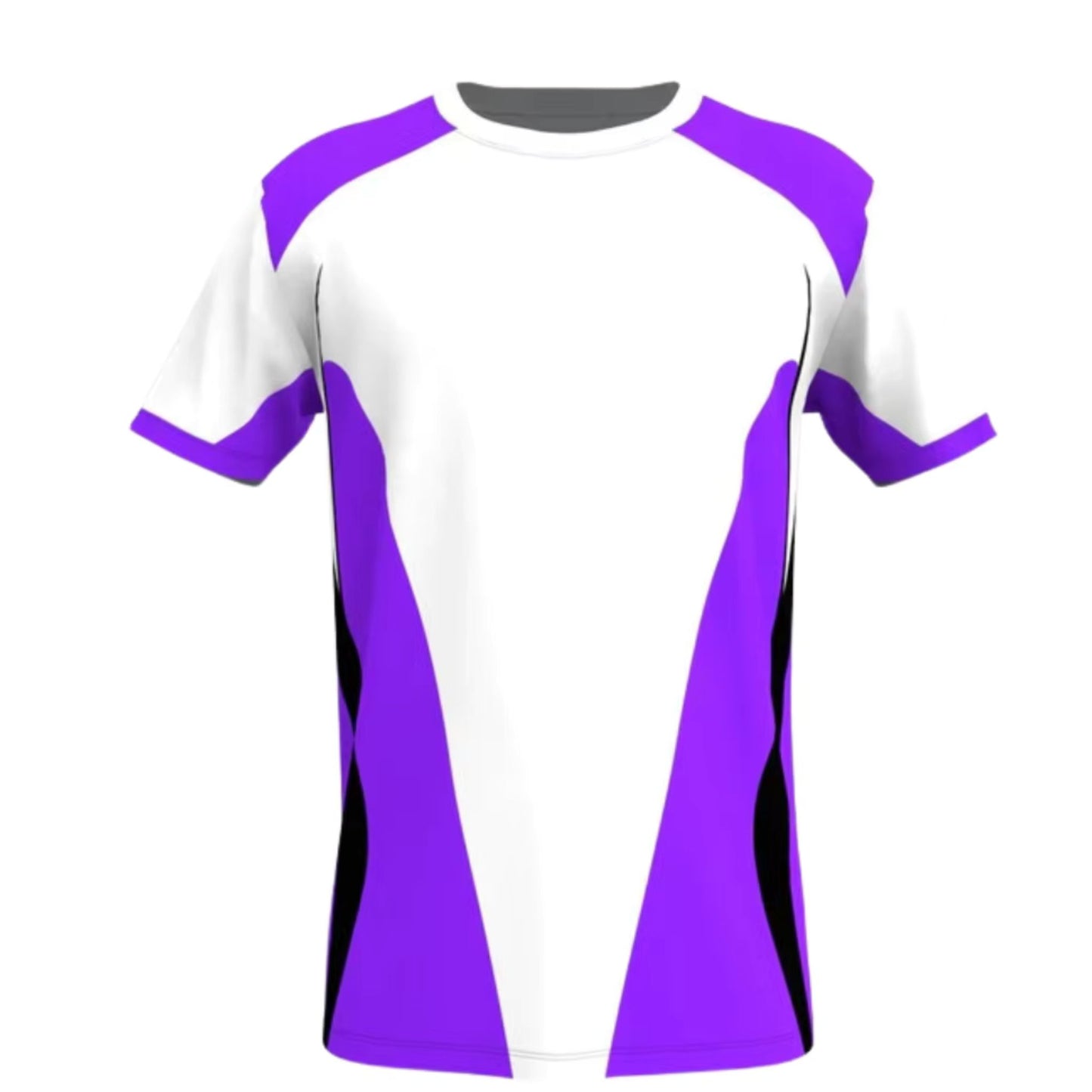 Camisa Futebol Branco e Roxo Personalizado 25/26