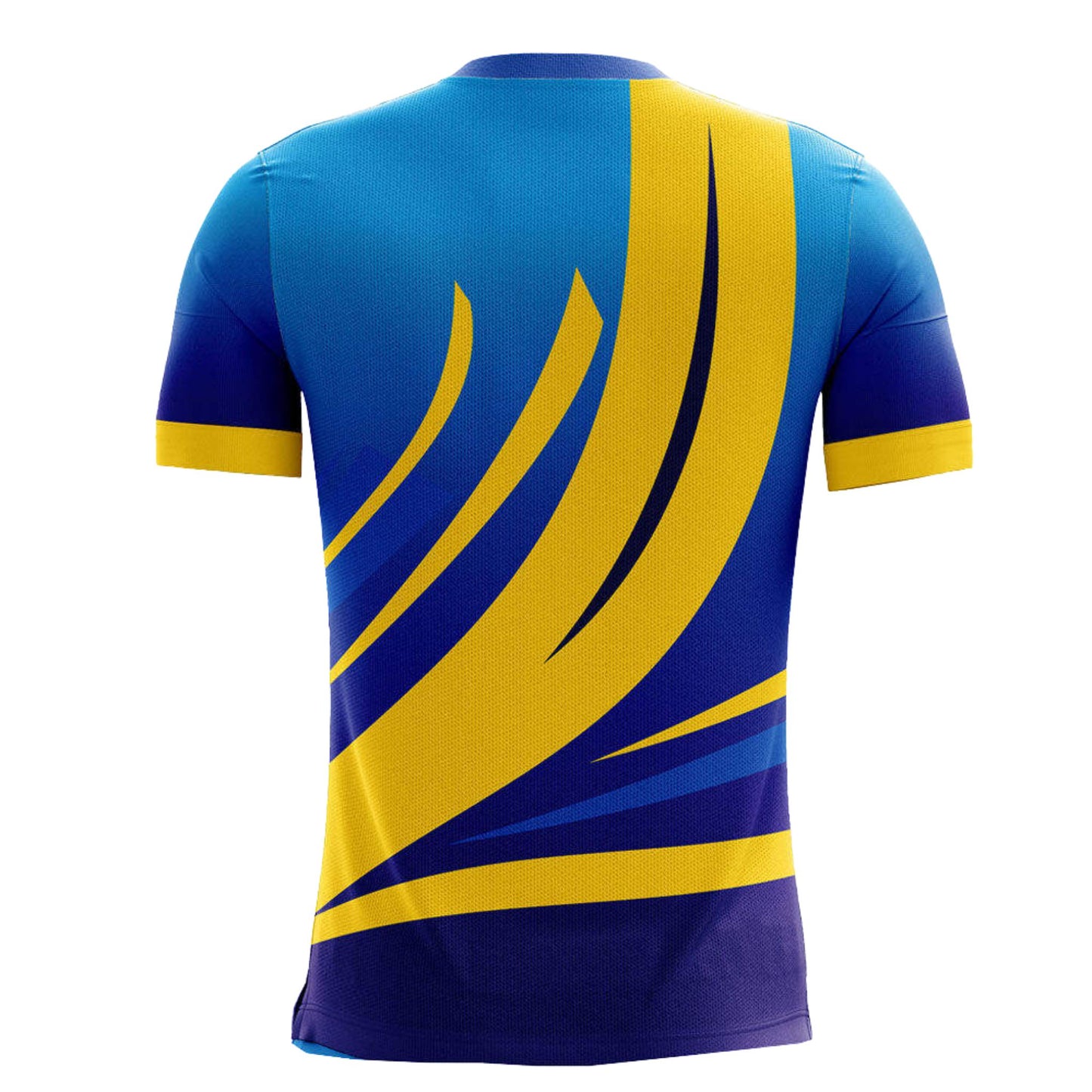 Camisa Futebol Azul e Amarela Customizada 25/26