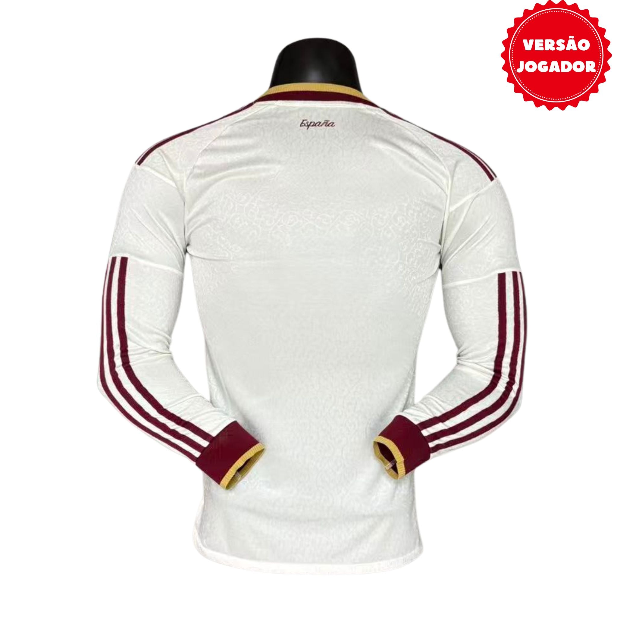 Camisa Espanha II 2026 Jogador Manga Longa