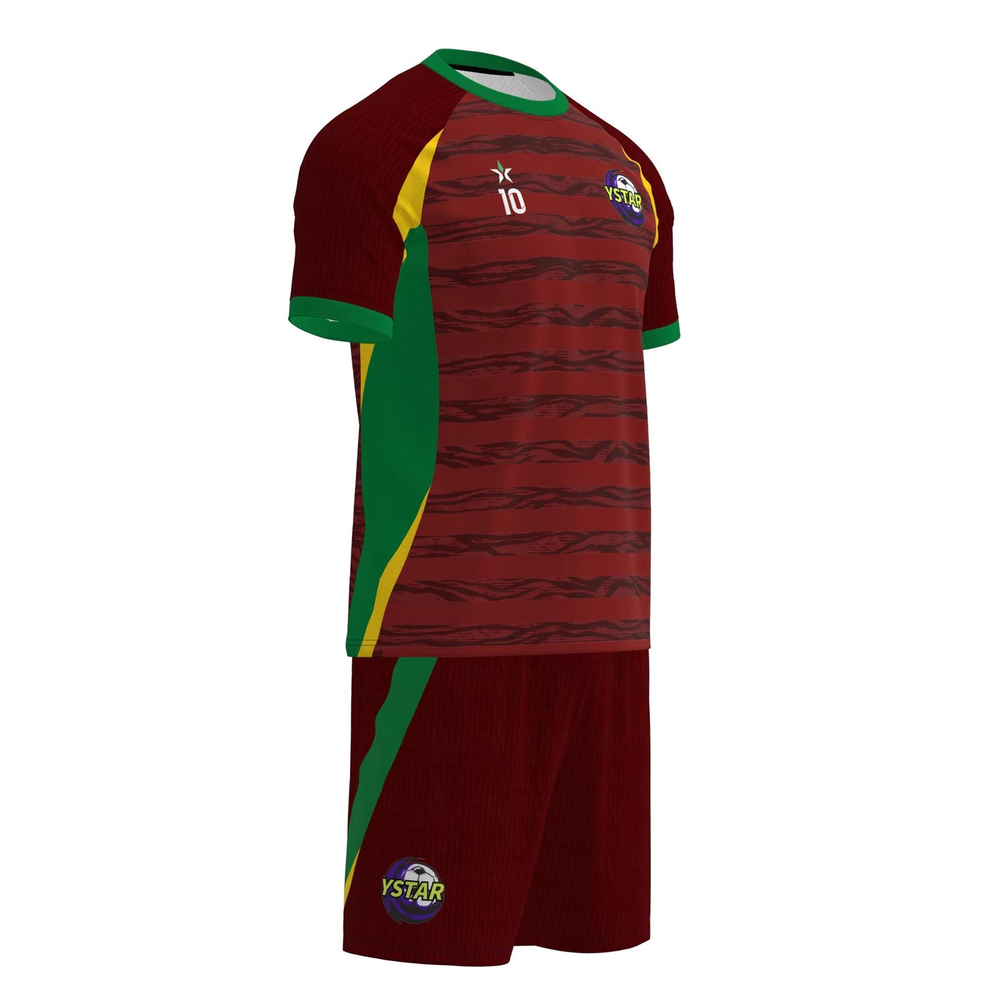 Kit Esportivo Vermelho e Verde Personalizado 26/27