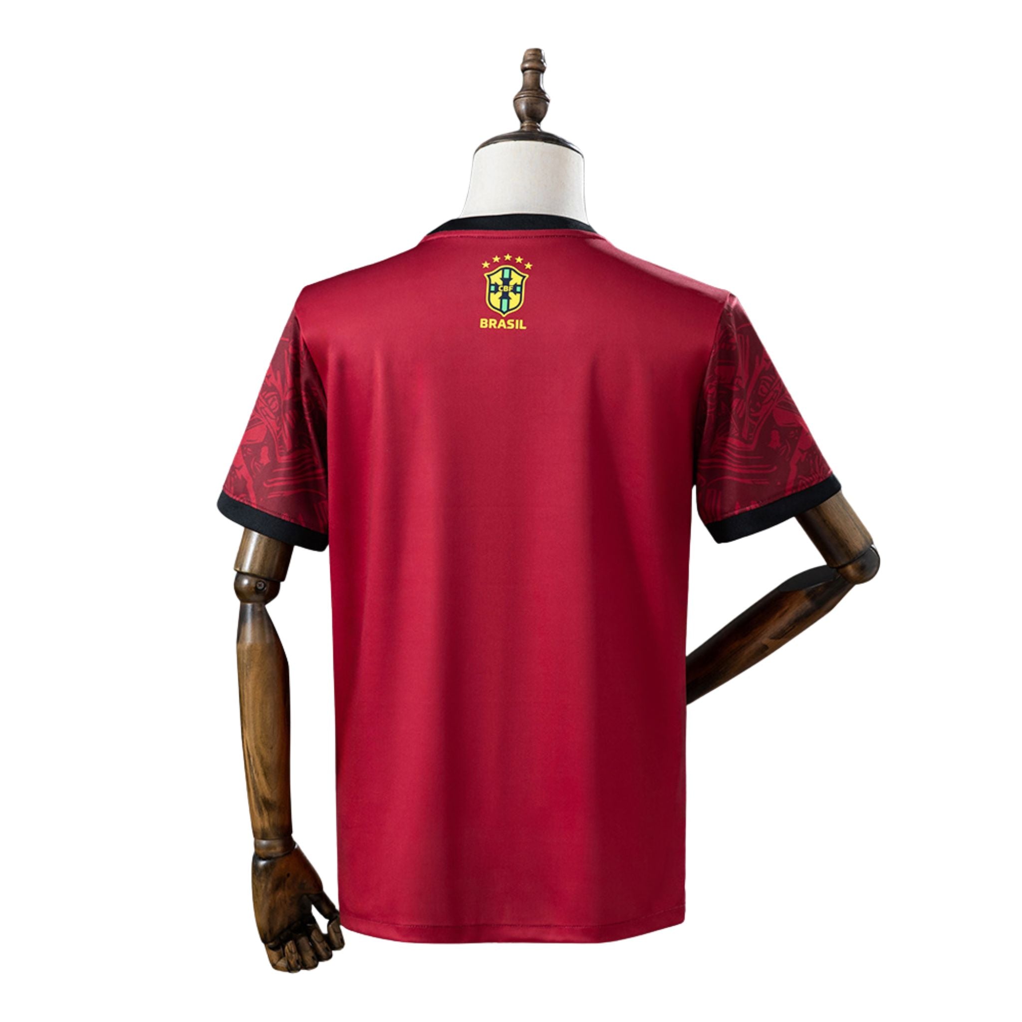 Camisa Brasil Cristo Vermelha 2026 Torcedor