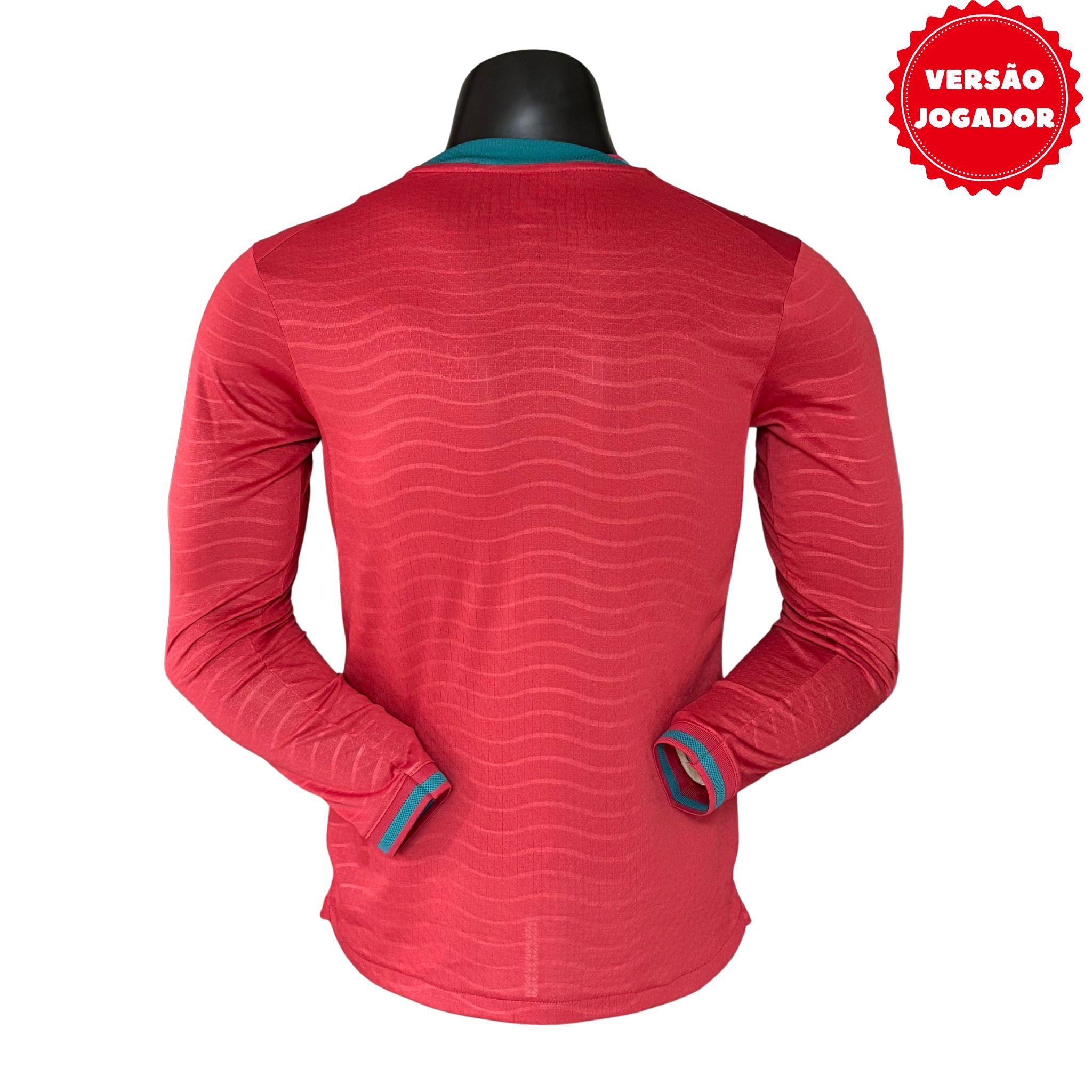 Camisa Portugal I 2026 Jogador Manga Longa