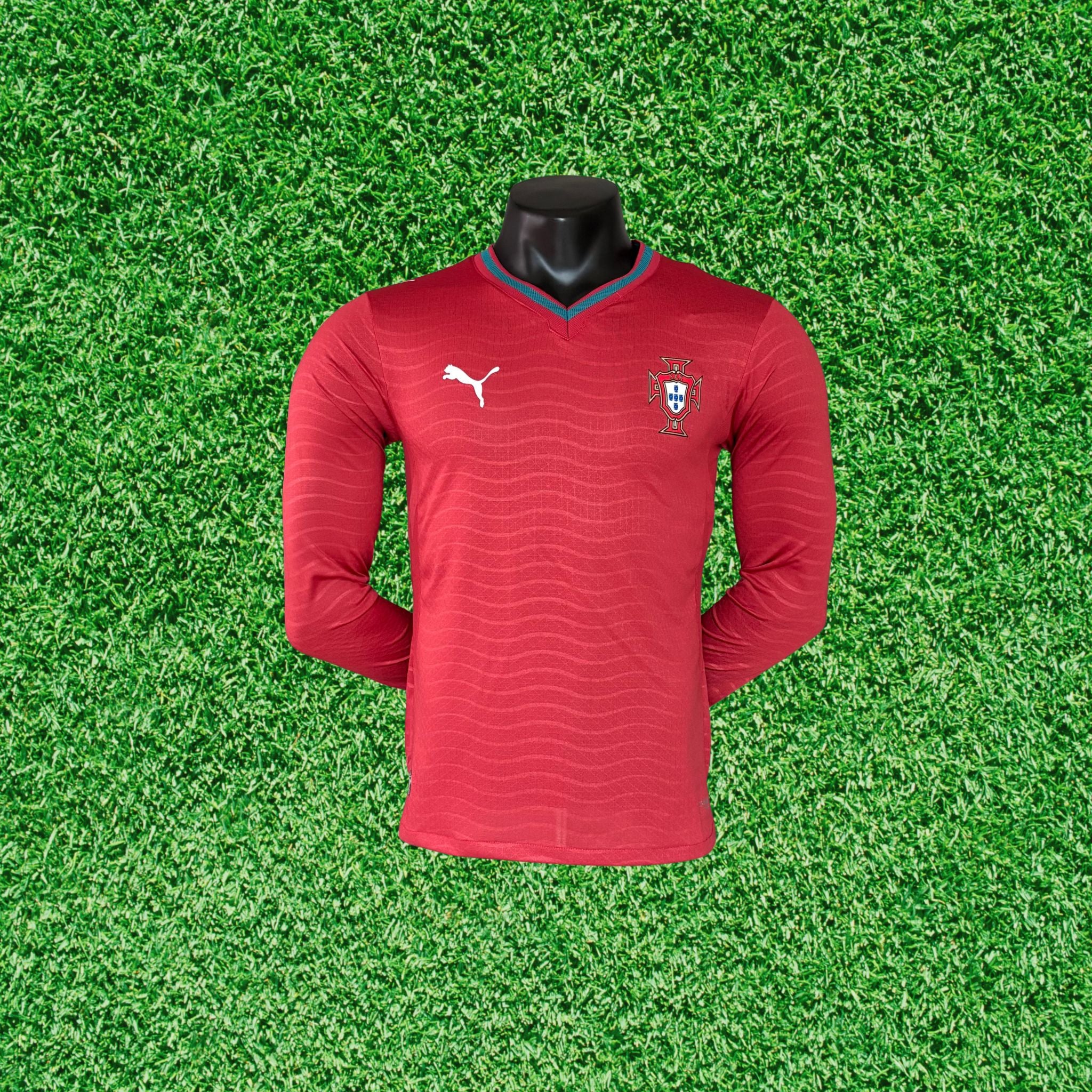 Camisa Portugal I 2026 Jogador Manga Longa