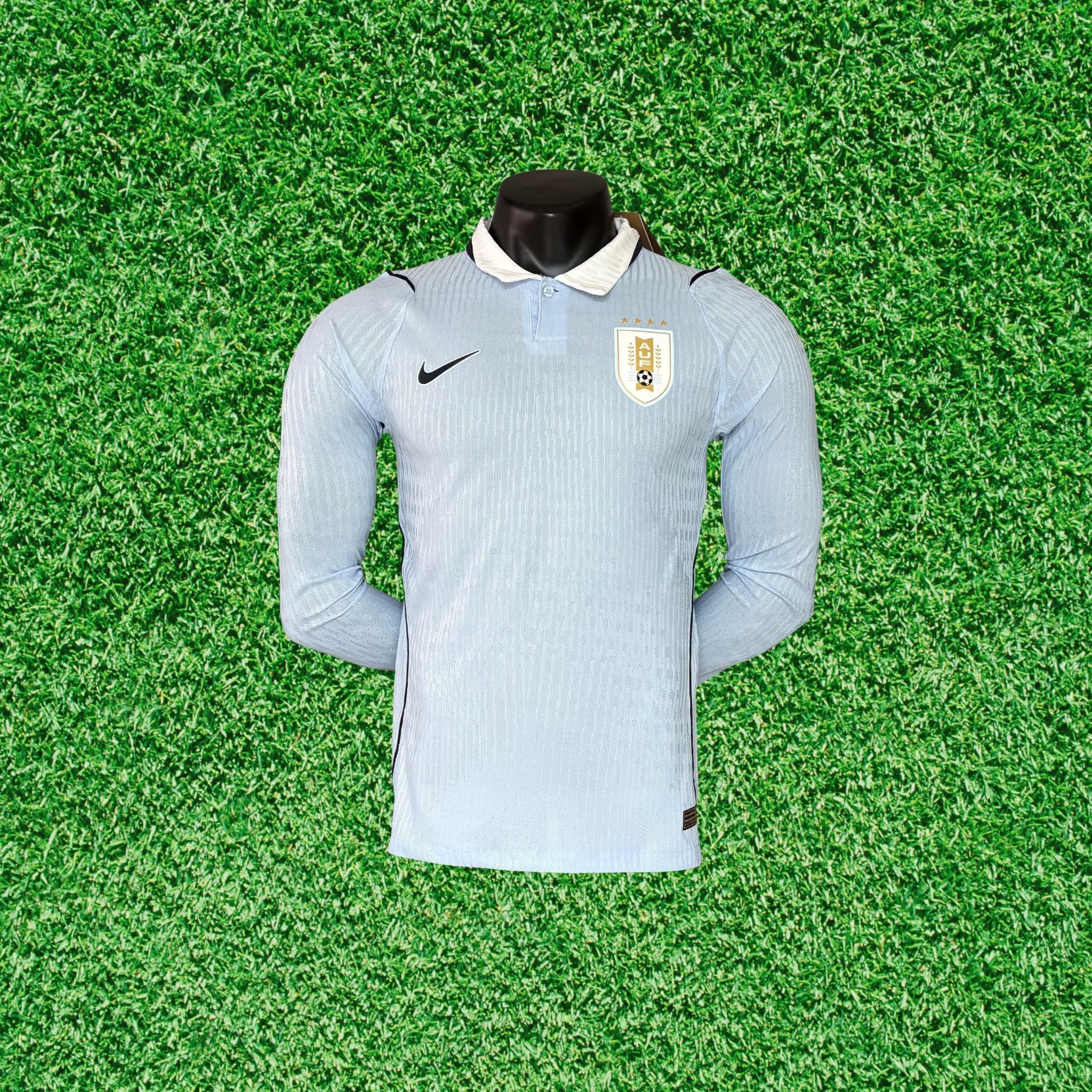 Camisa Uruguay I 2026 Jogador Manga Longa