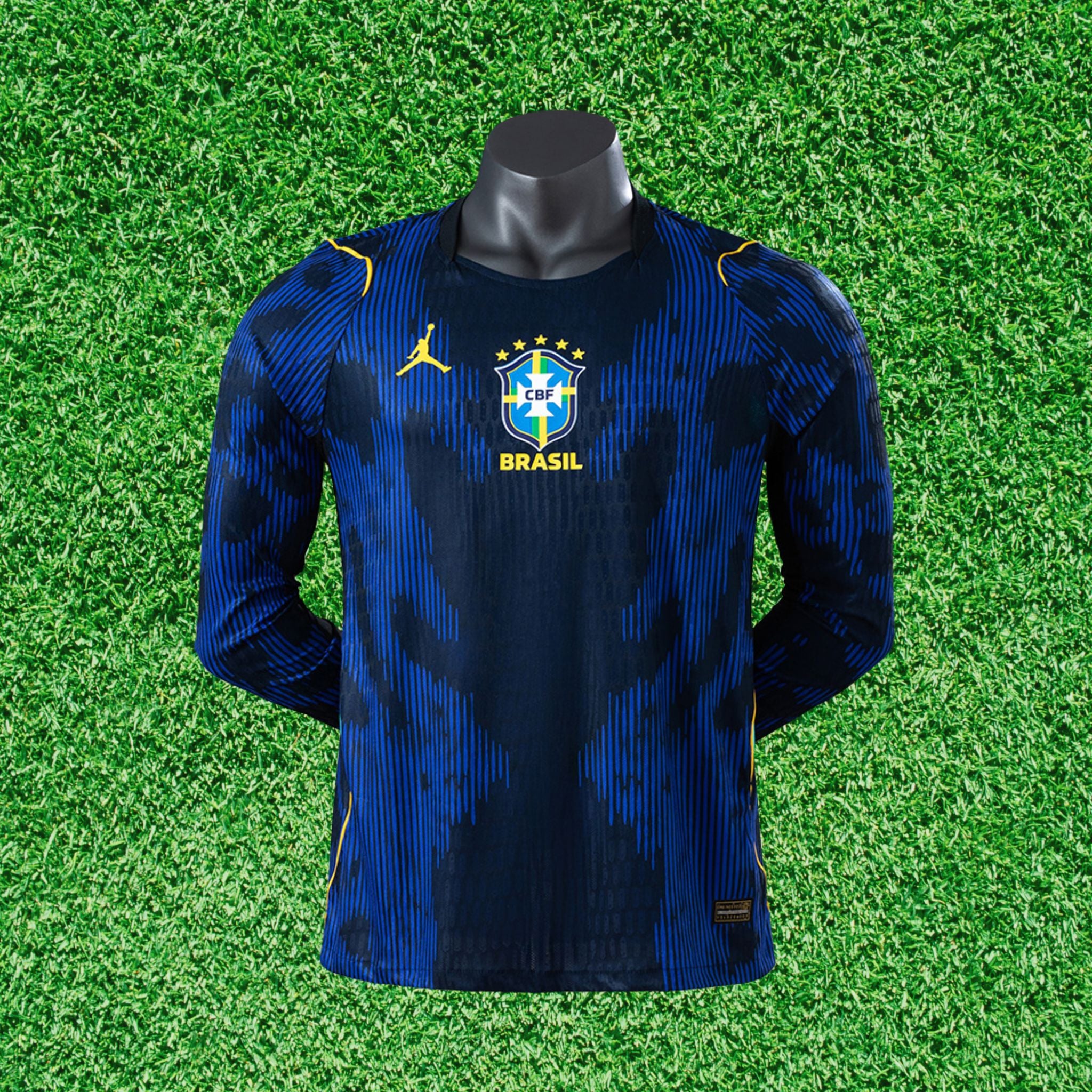 Camisa Brasil II 2026 Jogador Manga Longa