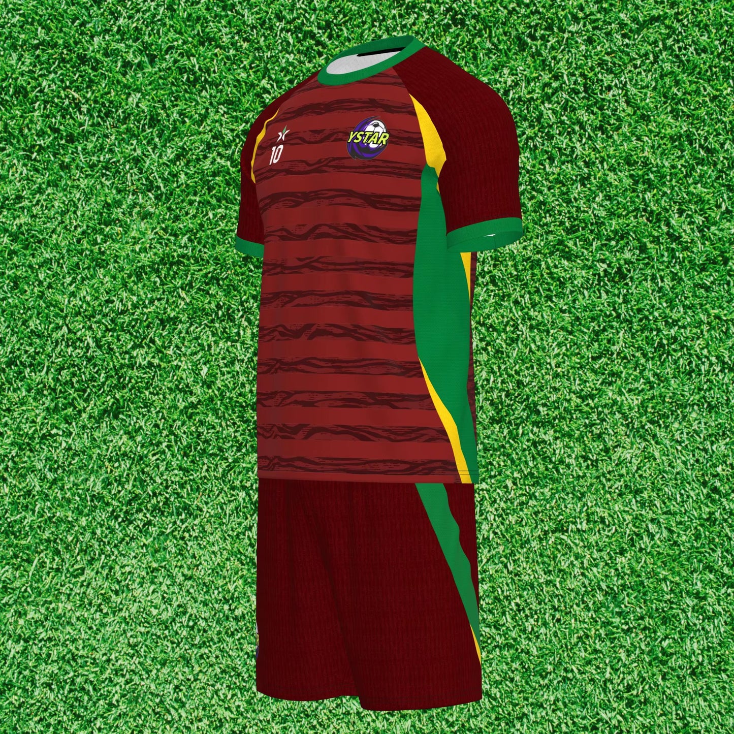 Kit Esportivo Vermelho e Verde Personalizado 26/27