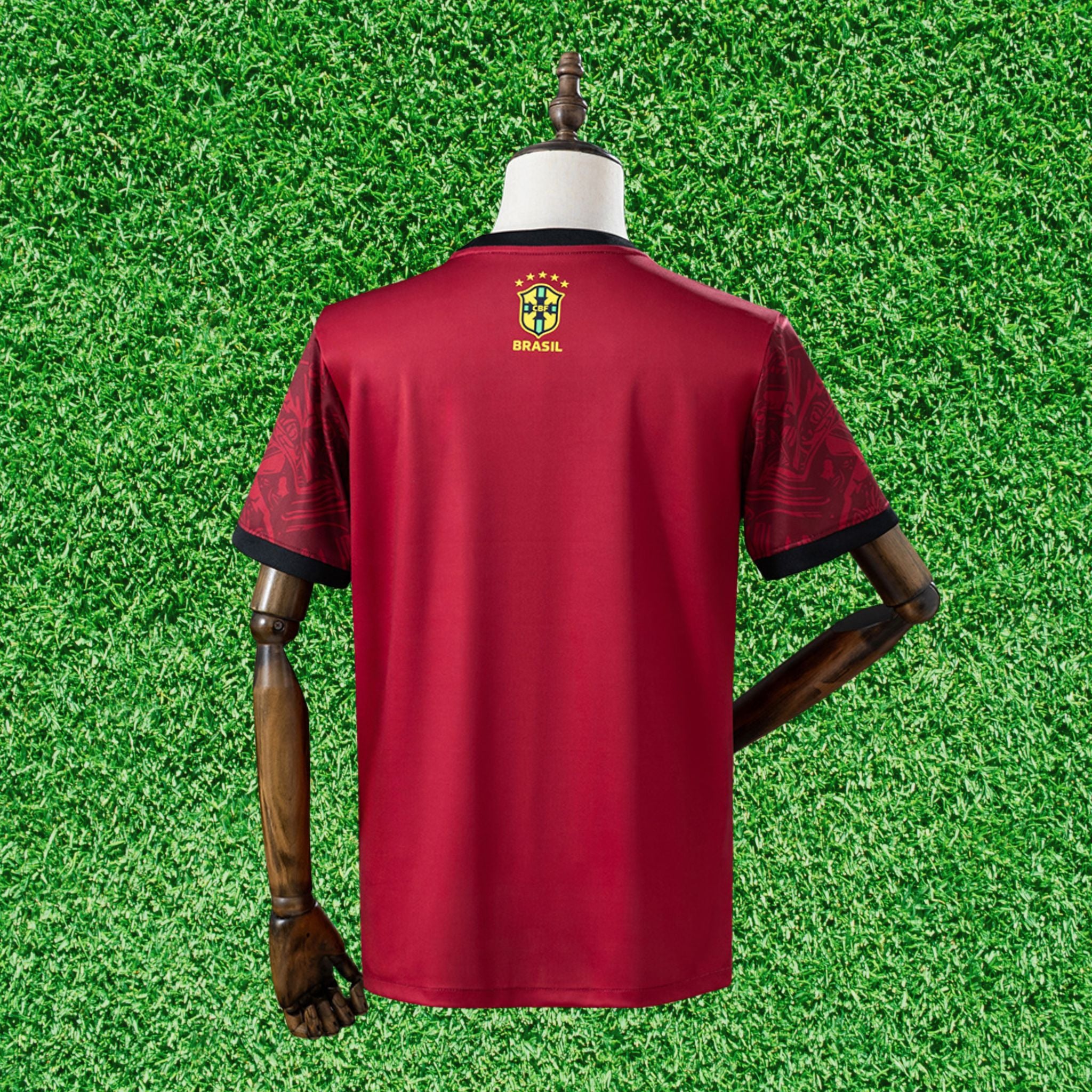 Camisa Brasil Cristo Vermelha 2026 Torcedor