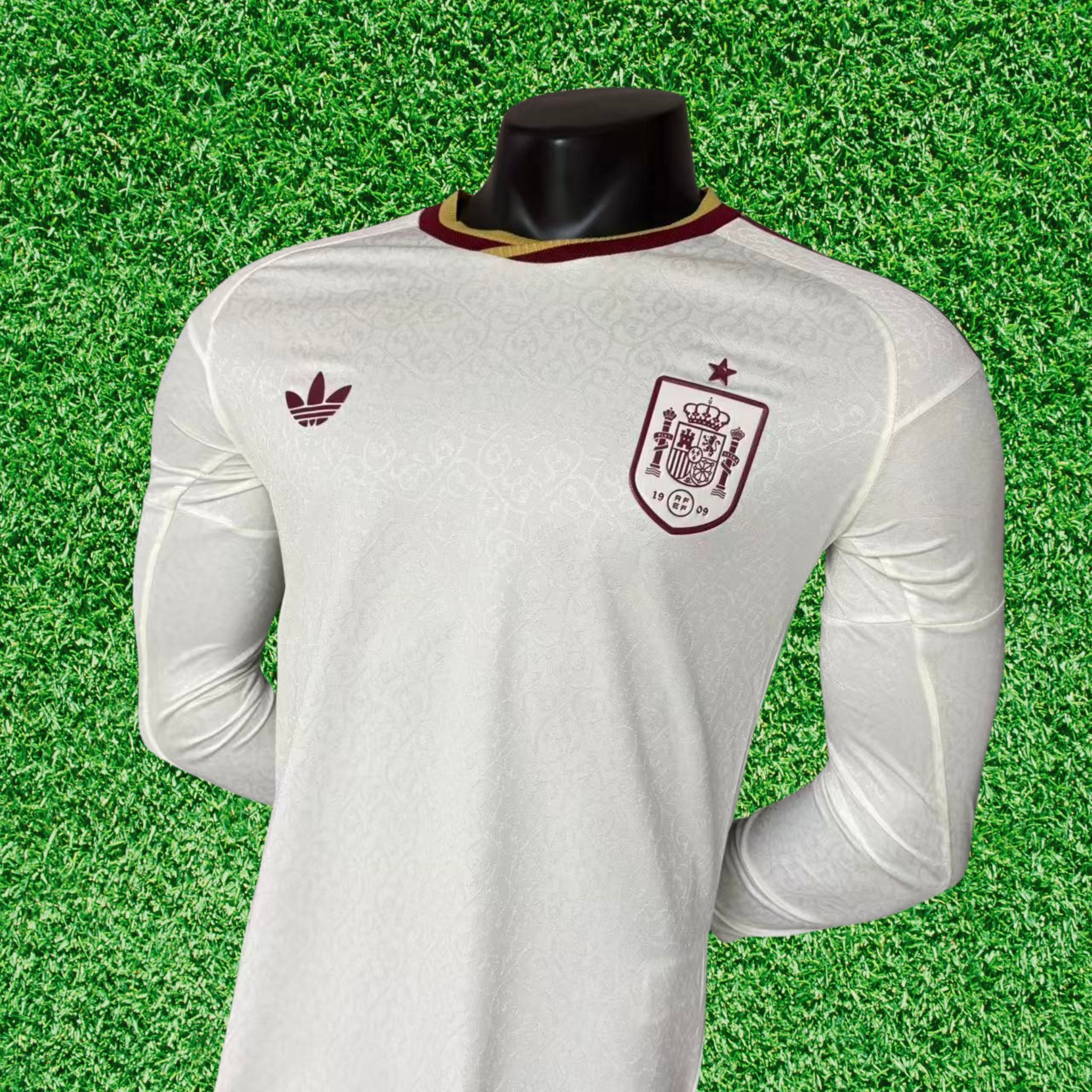 Camisa Espanha II 2026 Jogador Manga Longa