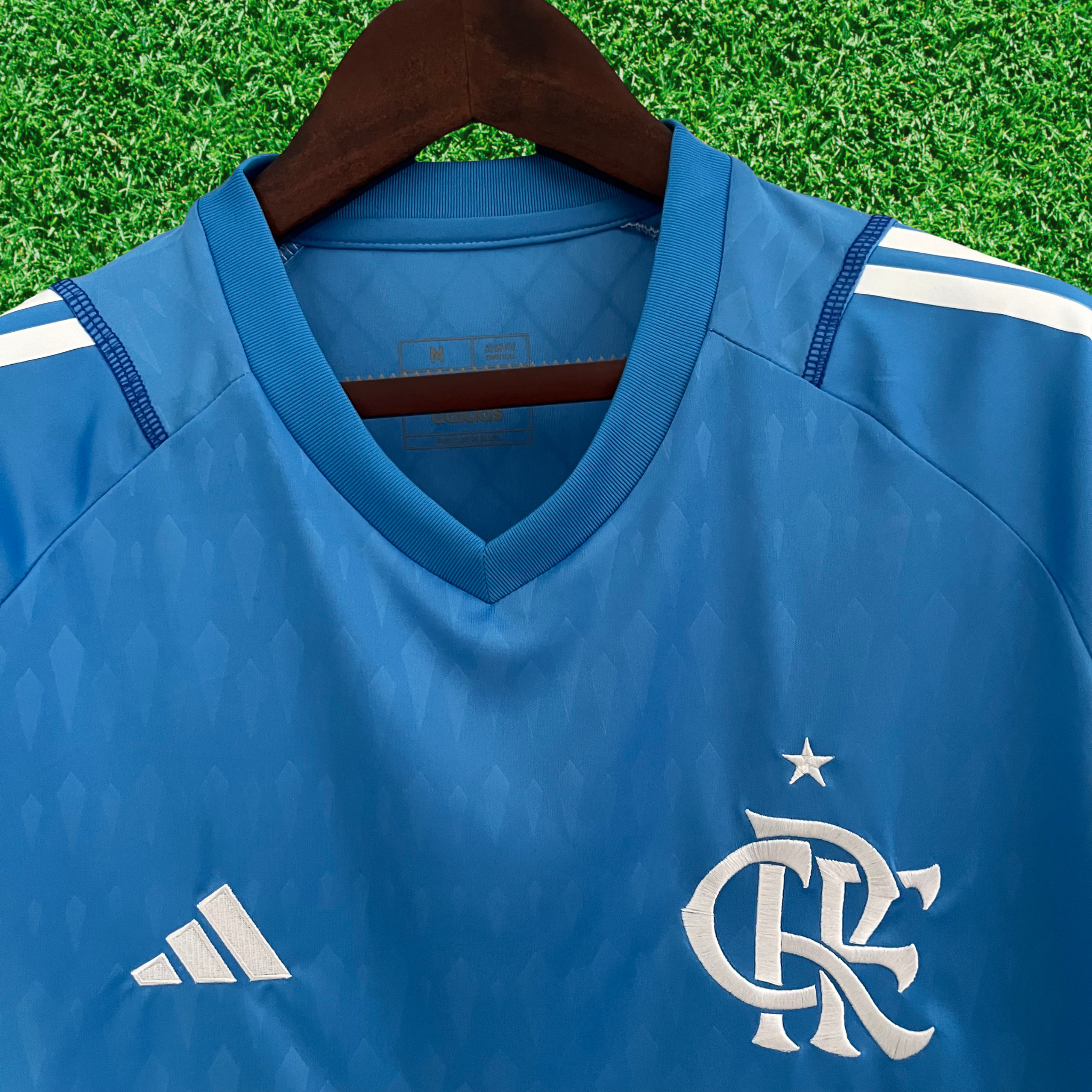 Camisa Flamengo Goleiro Azul 23/24 Torcedor