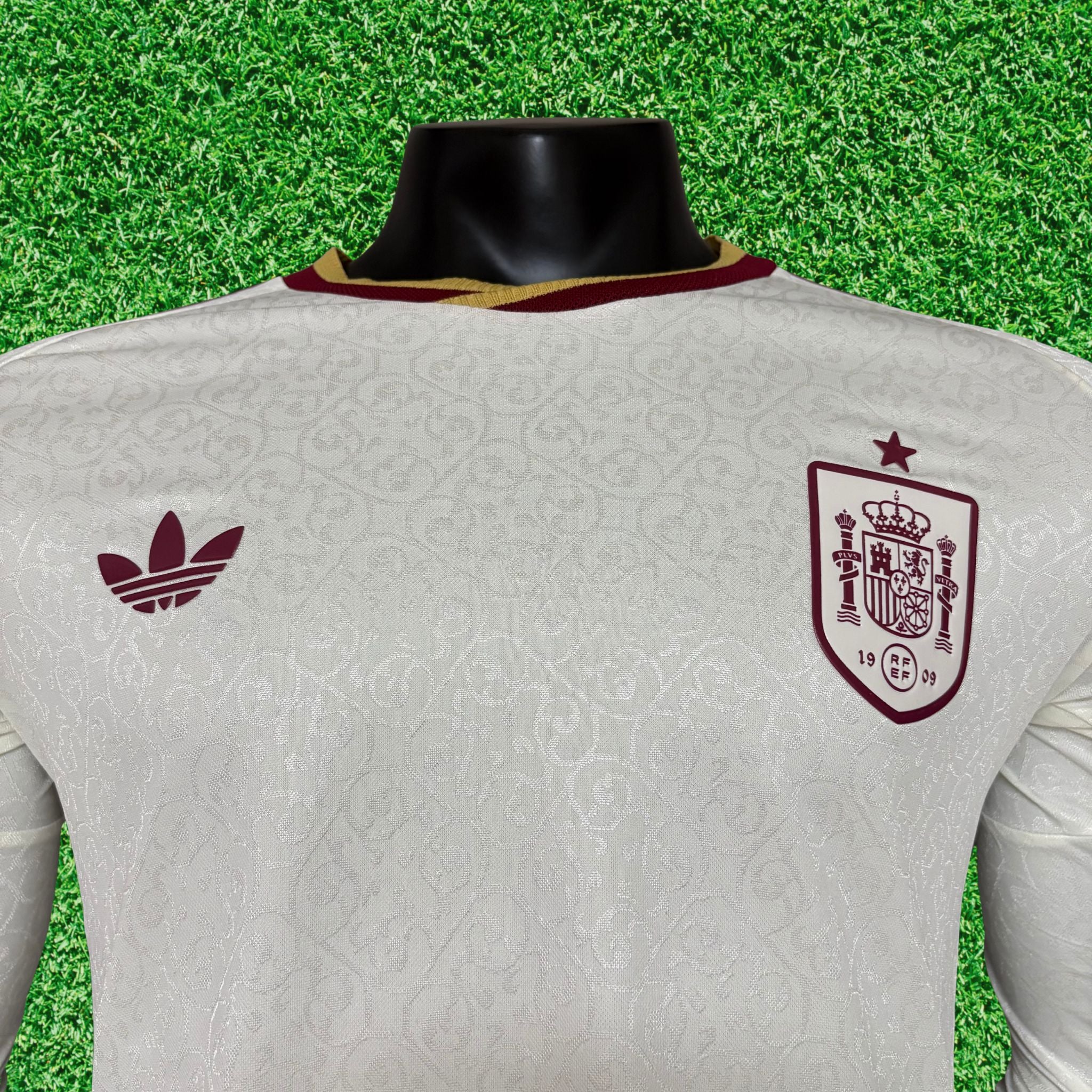 Camisa Espanha II 2026 Jogador Manga Longa
