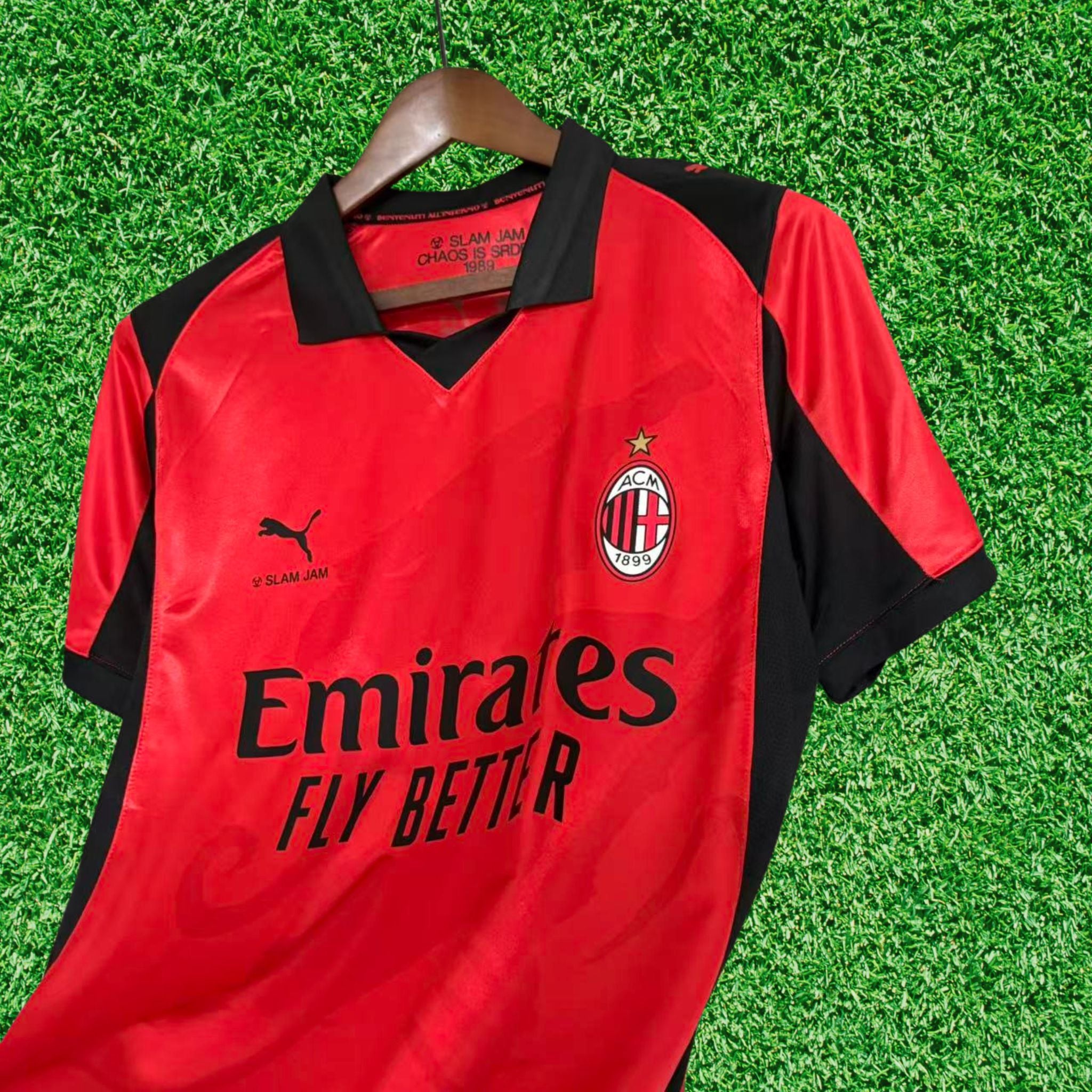 Camisa AC Milan Slam Jam Vermelha 26/27 Torcedor