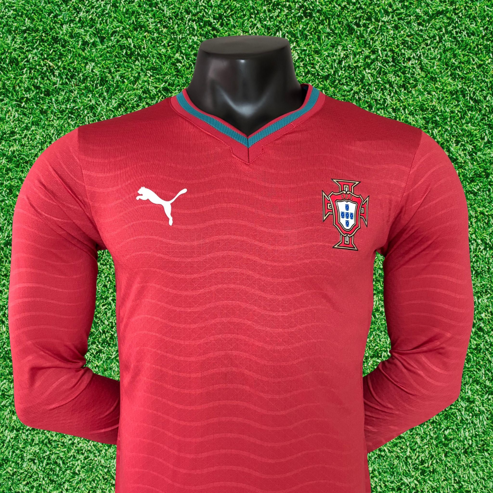 Camisa Portugal I 2026 Jogador Manga Longa