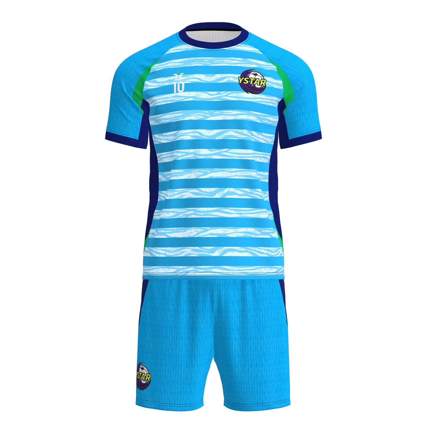 Camisa Futebol Azul e Branco Personalizado 26/27