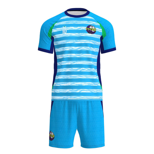 Camisa Futebol Azul e Branco Personalizado 26/27