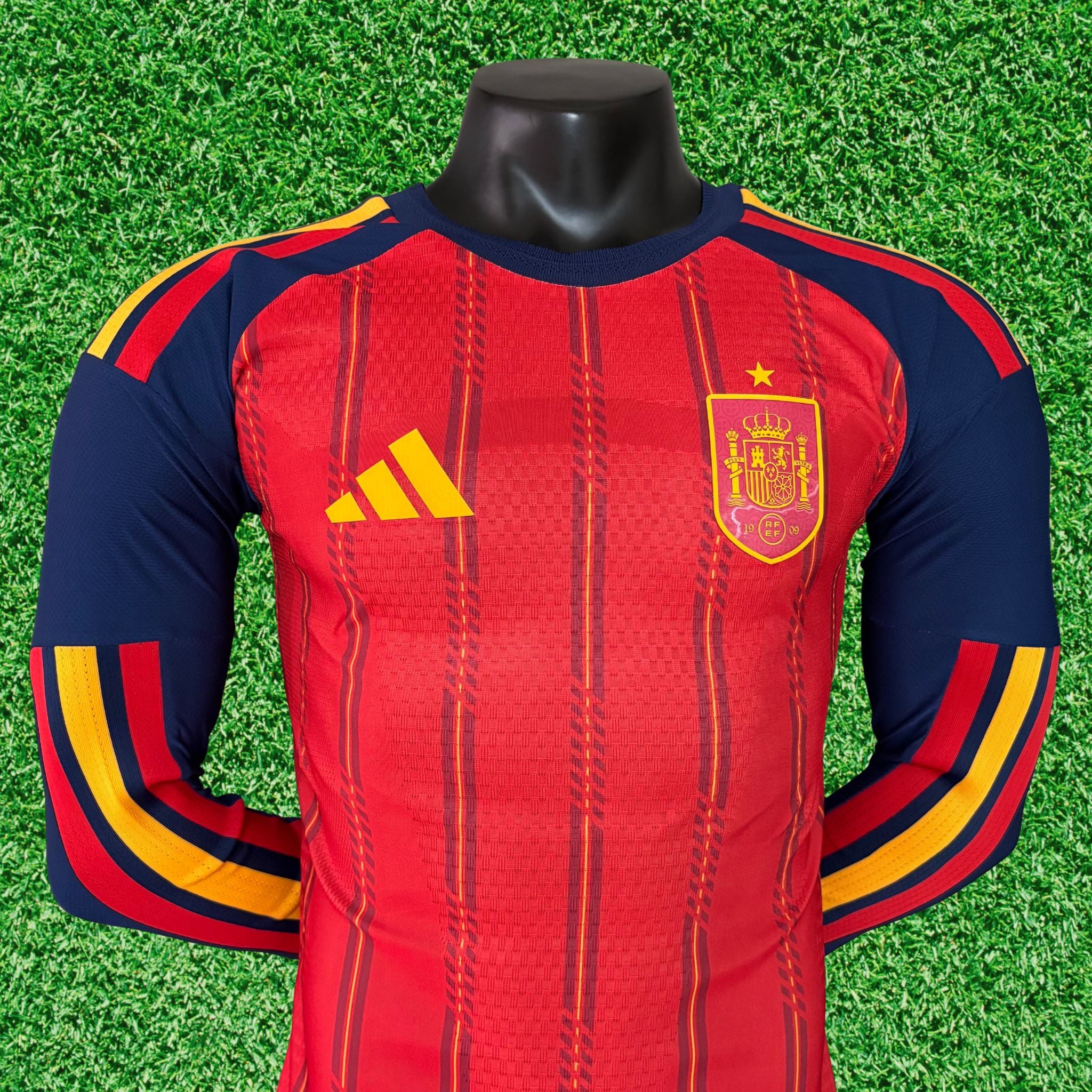 Camisa Espanha I 2026 Jogador Manga Longa