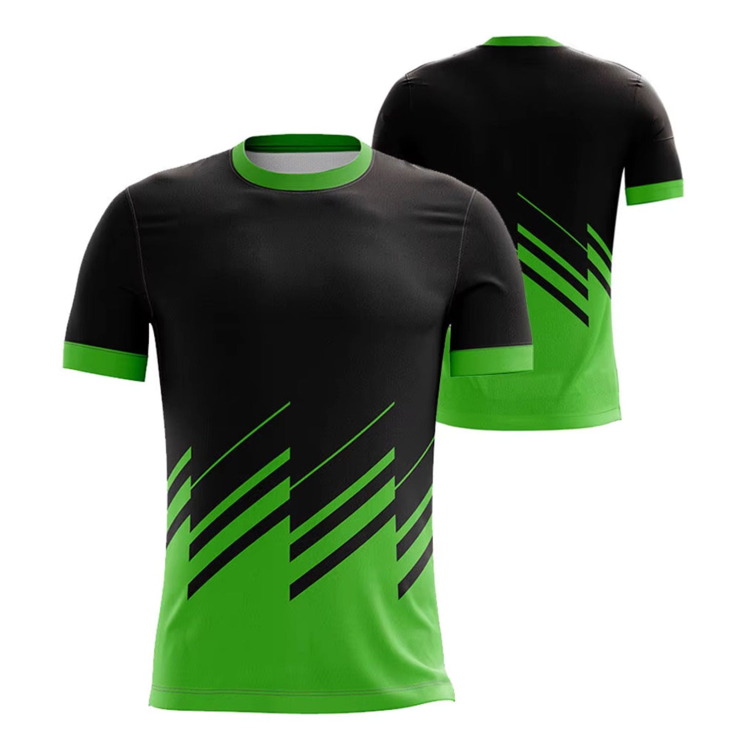 Camisa Futebol Verde e Preta Customizado 25/26