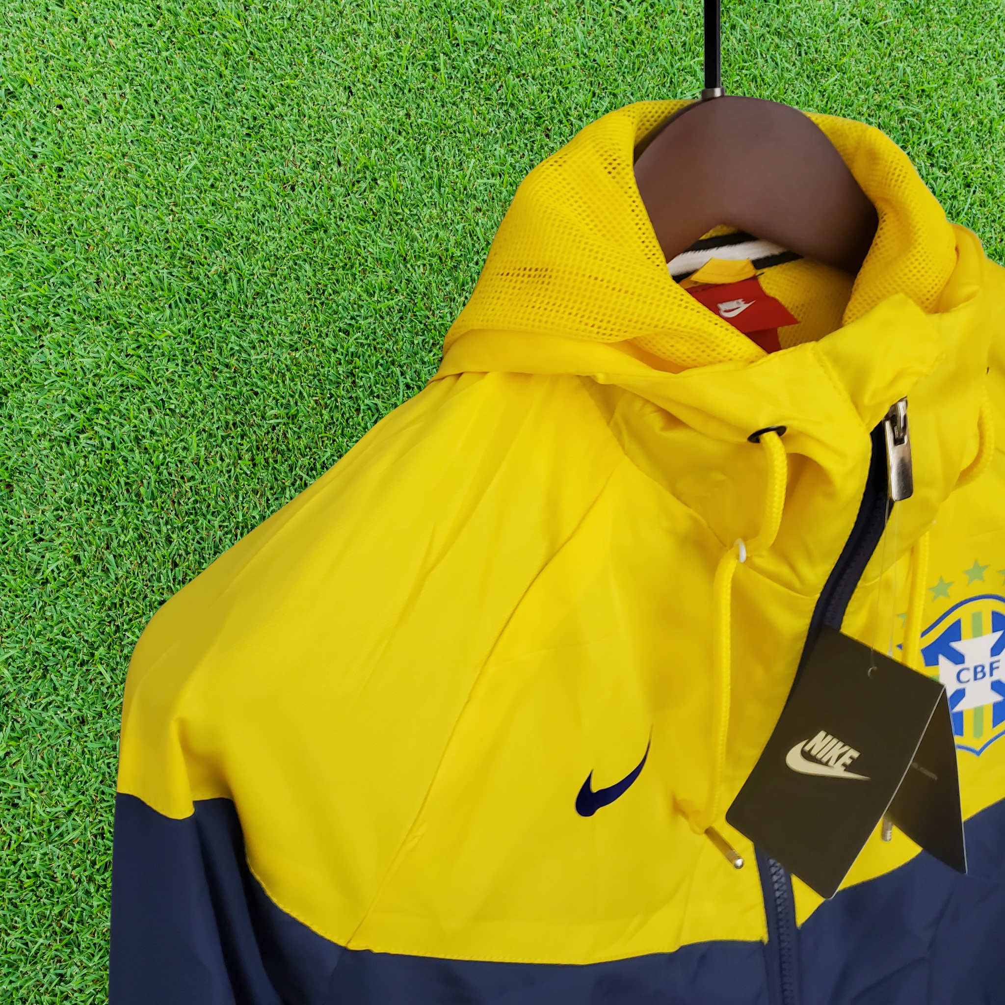 Corta-Vento Brasil Azul/Amarelo