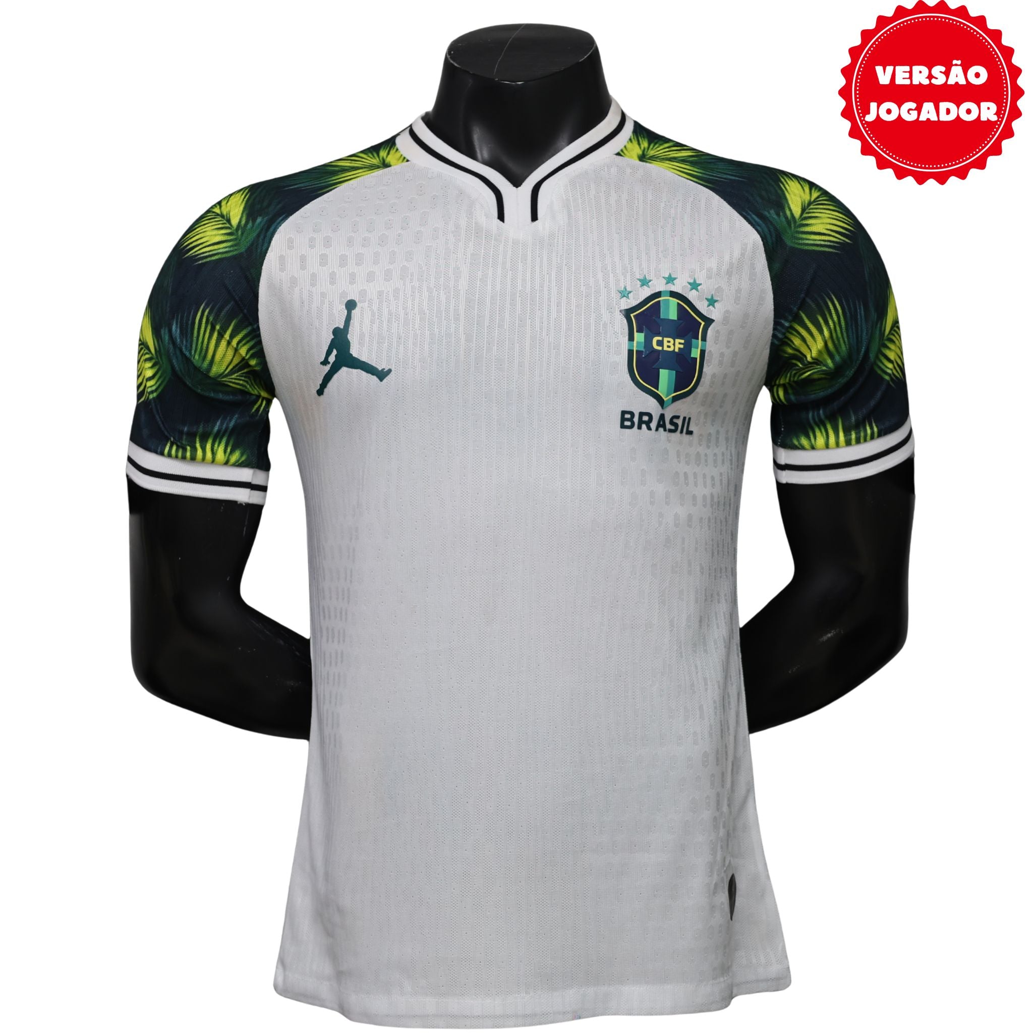 Camisa Brasil Especial Branca Floral 2026 Jogador